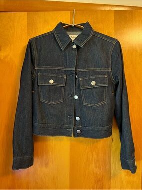 Madewell boxy crop denim jacket